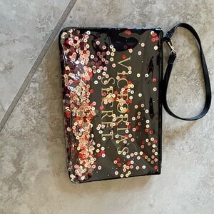 Victoria's Secret Black Sequin Clutch